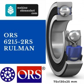 6215 2RS Ors rulman Plastik Kapak 75x130x25 mm 75*130*25 mm